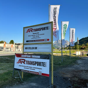 Schilder und Banner