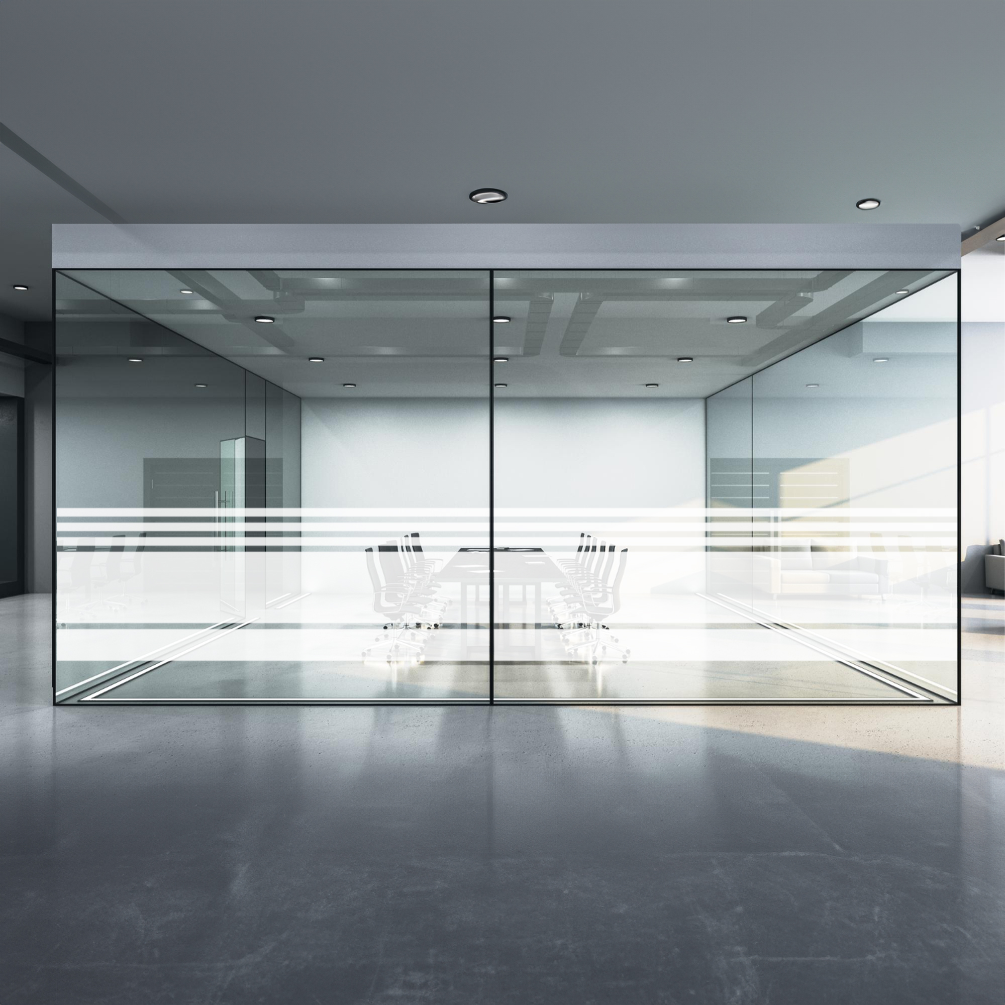 office Milchglass office Milchglass
